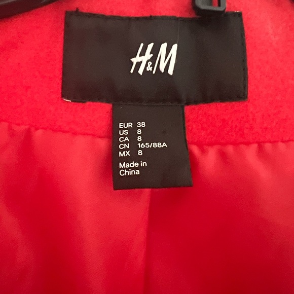 H&M red coat - Picture 2 of 4